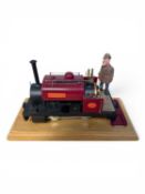 KIT BUILT SCALE MODEL LOCOMOTIVE, Hunslet Engine Company Locomotive Fiona, with electric engine,