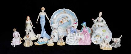 ROYAL DOULTON COLLECTABLES, figurines including Afternoon Tea HN1747, Diana HN2468, Diana Princess