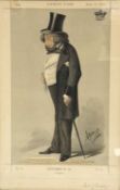 VANITY FAIR SPY PRINTS, politicians, statesmen, and a jockey, 35 x 23cms average (13) Provenance: