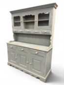 PAINTED PINE DRESSER in the antique style, 192 (h) x 153 (w) x 50cms (d) Provenance: private