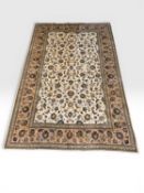 KASHAN WOOL CARPET, 295 x 195cms Provenance: private collection