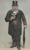 VANITY FAIR LATE 19TH CENTURY SPY PRINTS, politicians and statesmen, 33 x 19cms average (12)