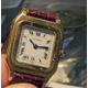 RARE LADIES' 18CT GOLD CARTIER SANTOS DUMONT WRISTWATCH, c. 1990, Ref. 9606, Cal.21 17J manual- - Image 12 of 15