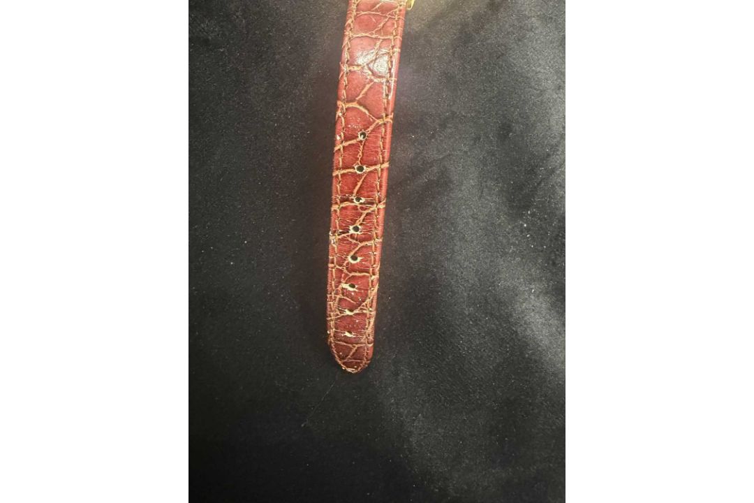 RARE LADIES' 18CT GOLD CARTIER SANTOS DUMONT WRISTWATCH, c. 1990, Ref. 9606, Cal.21 17J manual- - Image 15 of 15