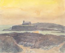 ‡ SIR KYFFIN WILLIAMS RA (Welsh 1918-2006) limited edition (87/150) print - Llangwyfan Church,