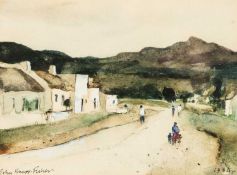 ‡ JOHN KNAPP-FISHER (British, lived, worked Wales 1931-2015) watercolour - entitled verso 'Elim,