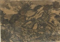 ‡ CHARLES FREDERICK TUNNICLIFFE OBE RA (English, lived, worked Wales 1901-1979) preliminary drawing,