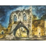 ‡ JOHN PIPER (British, lived, worked Wales 1903-1993) limited edition (28/100) etching - entitled