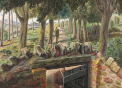 ‡ FELICITY CHARLTON (British, lived, worked Wales 1913-2009) oil on panel - entitled verso 'The