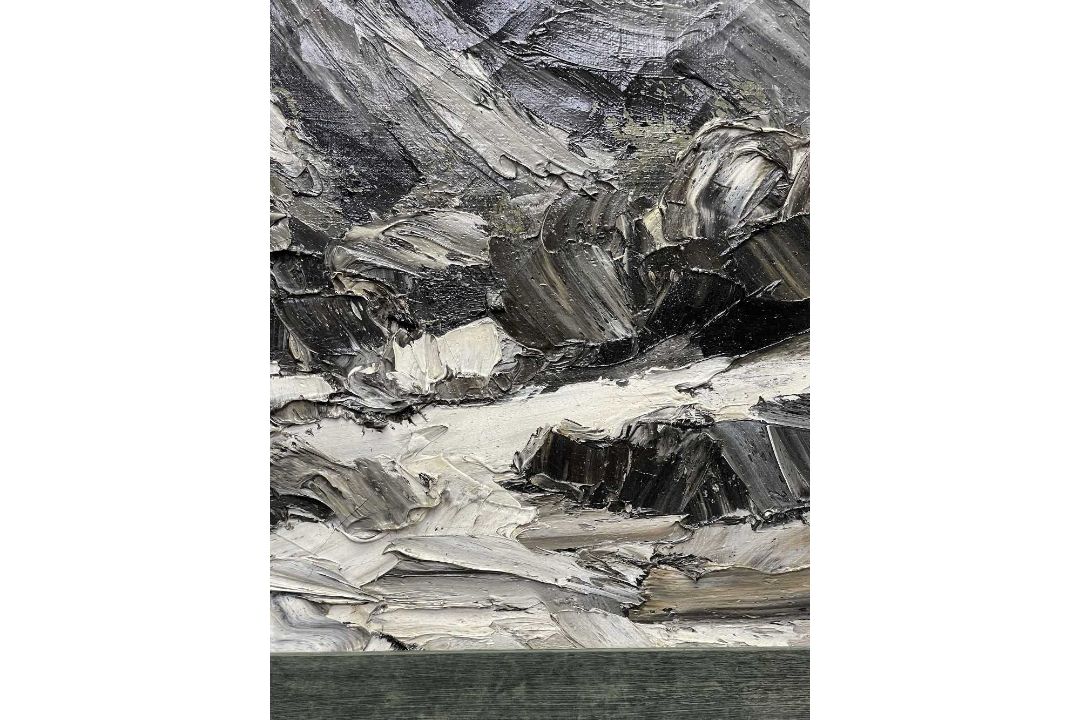 ‡ SIR KYFFIN WILLIAMS RA (Welsh, 1918-2006) oil on canvas - entitled 'The Moelwyns in Winter', - Image 19 of 30