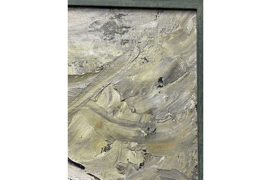 ‡ SIR KYFFIN WILLIAMS RA (Welsh, 1918-2006) oil on canvas - entitled 'The Moelwyns in Winter', - Image 15 of 30