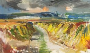 ‡ RAY HOWARD-JONES (British, lived, worked Wales 1903-1996) watercolour - entitled verso 'Road to