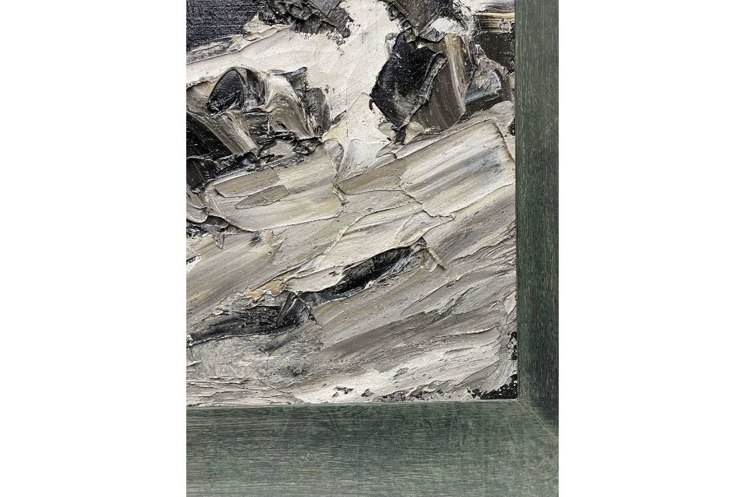 ‡ SIR KYFFIN WILLIAMS RA (Welsh, 1918-2006) oil on canvas - entitled 'The Moelwyns in Winter', - Image 17 of 30
