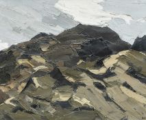 ‡ SIR KYFFIN WILLIAMS RA (Welsh 1918-2006) oil on canvas - entitled verso on Albany Gallery label '