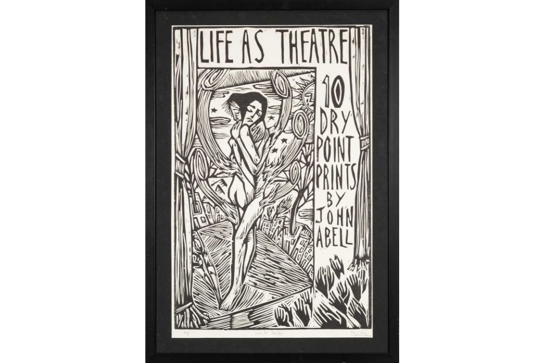 ‡ JOHN ABELL (Welsh b. 1986) limited edition (artist's proof) woodcut print - entitled 'Life as - Image 2 of 2