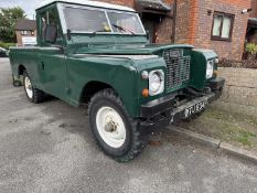 LAND ROVER 1968, DTU 634F, colour green and with contents Collection in situ from address in