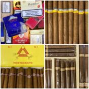 ASSORTMENT OF CIGARS, including Cohiba, Habana, King Edward, Hamlet, and Henry Wintermans, mostly