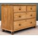 VINTAGE PINE CHEST of two over two drawers, 74 (h) x 106 (w) x 50cms (d) Provenance: deceased estate - Image 5 of 6