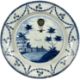 ENGLISH DELFT CIRCULAR CHARGER, Lambeth High Street Pottery, circa 1785, Thomas Morgan and Abigail - Image 1 of 2