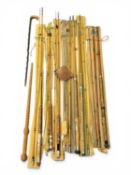 VINTAGE FISHING RODS, including Hardy Brothers Royal Trademark and Shearwater etc. Provenance: