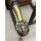 VICTORIAN OAK OBLONG SIDE TABLE, twist supports, brass and wooden ball-claw feet, 71 (h) x 92 (w) - Image 6 of 6