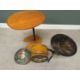 CHINOISERIE TYPE TRIPOD WINE TABLE, circular tray top, 52 (h) x 30cms (diam.); modern 'over the - Image 3 of 3