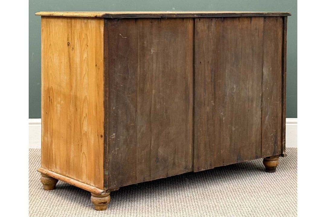 VINTAGE PINE CHEST of two over two drawers, 74 (h) x 106 (w) x 50cms (d) Provenance: deceased estate - Image 6 of 6