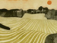 ‡ JOHN BRUNSDON (British, 1933-2014) limited edition (345/350) etching and aquatint - 'Bale Oaks',