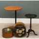 CHINOISERIE TYPE TRIPOD WINE TABLE, circular tray top, 52 (h) x 30cms (diam.); modern 'over the - Image 2 of 3
