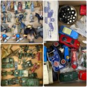VARIOUS BOXED COLLECTABLE SCALE MODEL VEHICLES, hand-painted soldier figures, etc. Provenance: