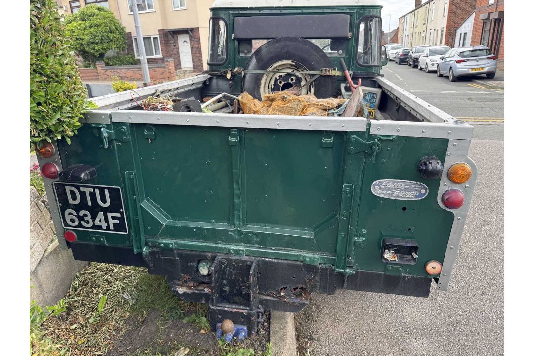 LAND ROVER 1968, DTU 634F, colour green and with contents Collection in situ from address in - Image 2 of 11