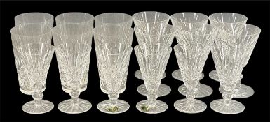 WATERFORD CRYSTAL DRINKING GLASSES Provenance: private collection Gwynedd