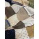 ANTIQUE WELSH PATCHWORK COVERLET, or quilt face, from the family of the artist Carey Morris (1882- - Image 7 of 15
