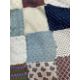 ANTIQUE WELSH PATCHWORK COVERLET, or quilt face, from the family of the artist Carey Morris (1882- - Image 15 of 15