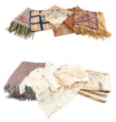 ANTIQUE WELSH TEXTILES FROM THE FAMILY OF WELSH ARTIST CAREY MORRIS (1882-1968), including three