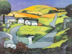 ‡ JOHN ELWYN (Welsh 1916-1997) limited edition (artist's proof) lithograph - Cardiganshire farm,
