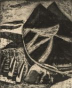 ‡ GEORGE CHAPMAN (British 1908-1993) limited edition (artist's proof) etching - entitled verso '
