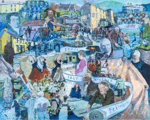 ‡ ANEURIN & MEIRION JONES (Welsh 1930-2017 & b. 1966) limited edition (112/150) print - entitled '