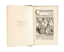 MORRIS-JONES (JOHN) Caniadau. Fox Jones & Co., Kemp Hall, 1907, no. 46 of 52 copies on Japanese