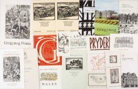 GWASG GREGYNOG EPHEMERA, to include promotional fliers, sample pages advertising upcoming books, '