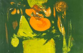 ‡ JOHN ELWYN (Welsh 1916-1997) print - Wiltshire woodland, entitled 'Savernake Encounter', signed