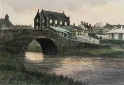 ‡ JANE CARPANINI (British, lives Wales b. 1949) watercolour - entitled verso 'Friday Night', signed,