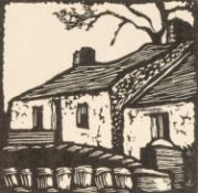 ‡ BRENDA CHAMBERLAIN (Welsh 1912-1971) print - 'Minffordd, Sir Fôn', Caseg Press for Storiau am