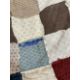ANTIQUE WELSH PATCHWORK COVERLET, or quilt face, from the family of the artist Carey Morris (1882- - Image 9 of 15