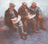 ‡ ANEURIN JONES (Welsh 1930-2017) print - entitled 'Chips', signed to the mount, 27 x 29cms