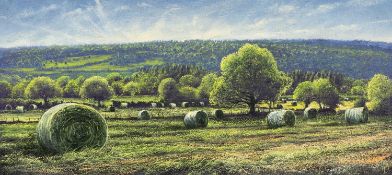 ‡ GERALD DEWSBURY (British, works Wales, b. 1957) oil on canvas laid on board - entitled verso '