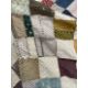 ANTIQUE WELSH PATCHWORK COVERLET, or quilt face, from the family of the artist Carey Morris (1882- - Image 14 of 15