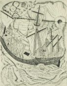 ‡ DAVID JONES (British, worked Wales 1895-1974) copper engraving (3/75) - entitled verso 'The