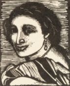‡ BRENDA CHAMBERLAIN (Welsh 1912-1971) print - portrait, published Welsh Review 1939 vol. 2, no.