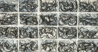 ‡ IWAN GWYN PARRY (Welsh 1970-2025) ink and watercolour on paper - semi-abstract studies of